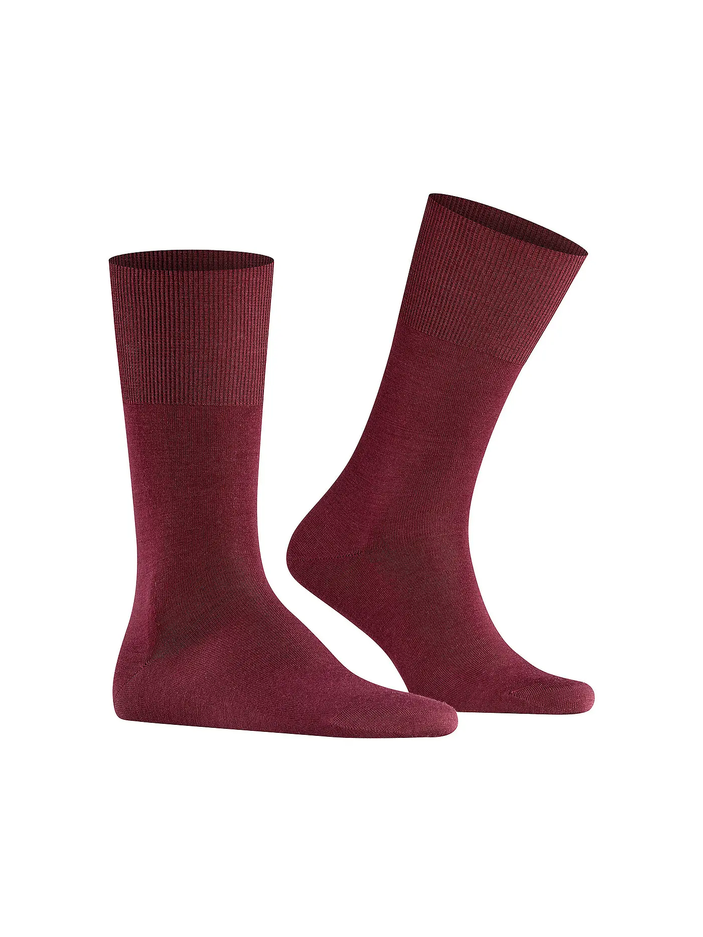FALKE | Socken "Airport 14435" black | dunkelrot
